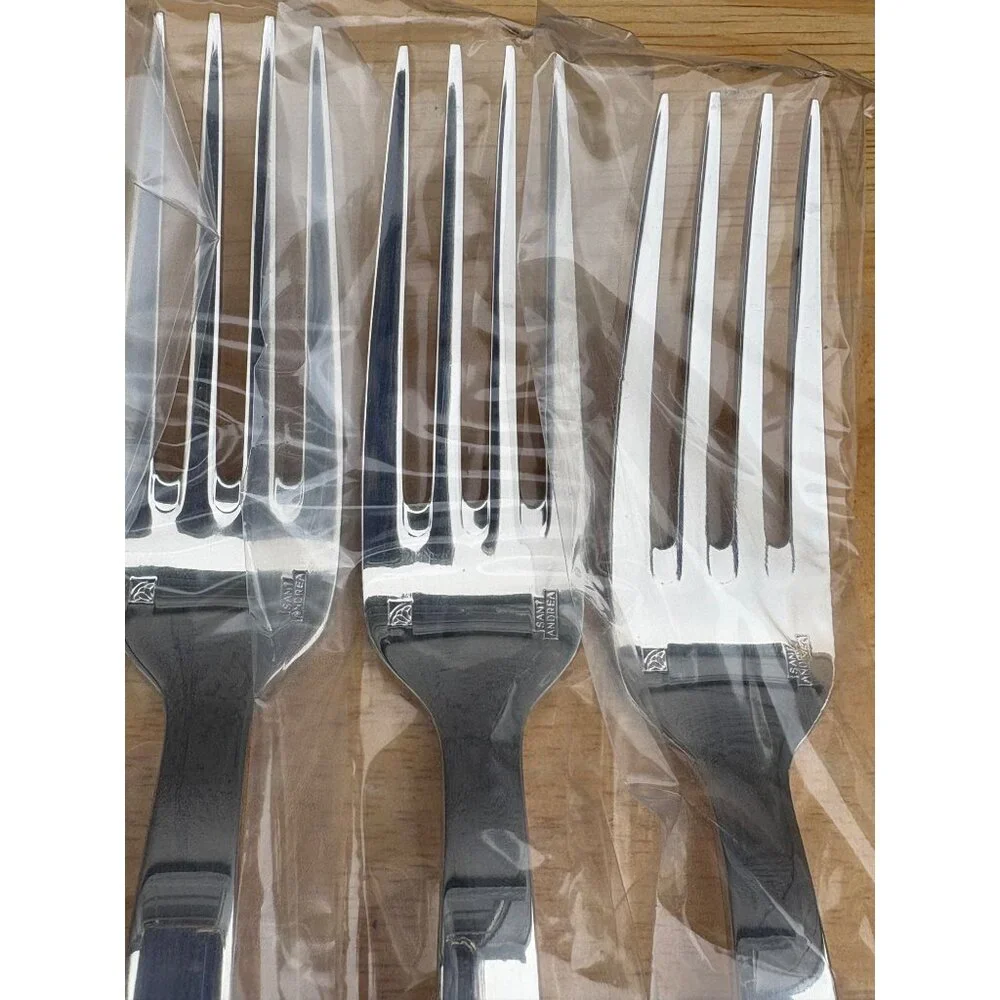 Sant' Andrea Stainless Steel Elevation Dessert/Salad Forks (Set of 12) by Oneida - Picture 2 of 4